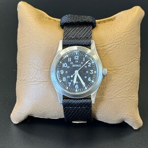Benrus MIL-W-46374 Field Style Reissue Watch Military Handwind Watch PLEASE READ